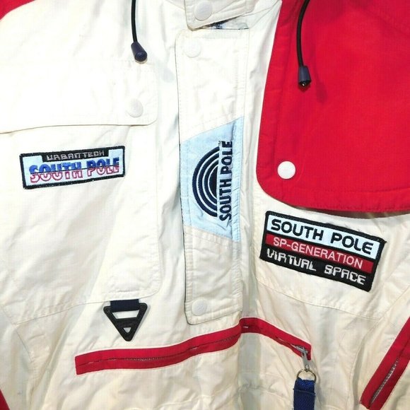 VTG 90s SouthPole Mens L Pullover Parka Jacket - Picture 3 of 12